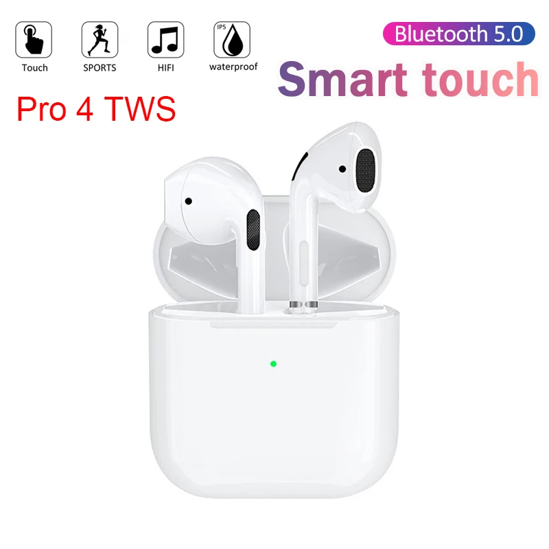 

Bluetooth-наушники Air Mini Pro 4, TWS, Hi-Fi
