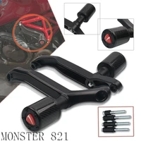 for ducati monster 821 monster821 motorcycle falling protection frame slider fairing guard anti crash pad protector