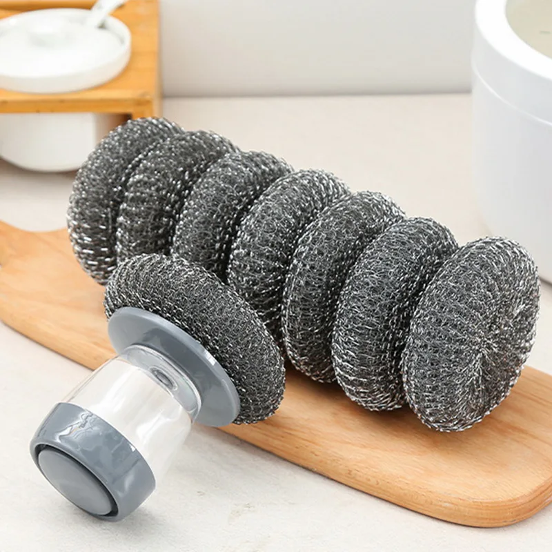Кухня мыла распределяя щётка наладонник скруббер отмыть Инструмент Держатель