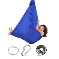 kids adult cotton outdoor indoor swing hammock for cuddle up to sensory child therapy soft elastic parcel steady seat swing