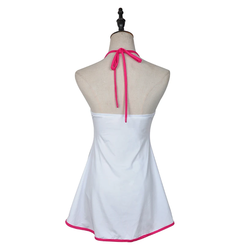 

[In Stock] Game Fate/Grand Order Mash Kyrielight Cosplay Costumes Sexy Lady White Swimsuit Bikini Sunshine Beach Swimming Party