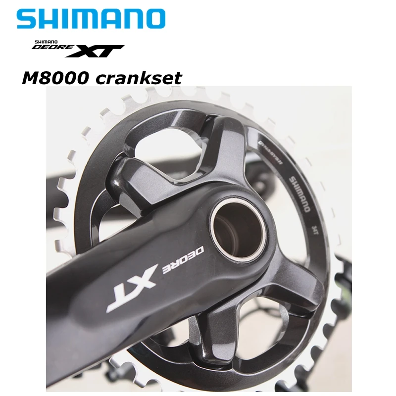 Shimano DEORE XT M8000 Crankset suit FC-M8000 with BB MT-800 11Speed mountain bikes 1*11S 32T/34T 170mm | Спорт и развлечения