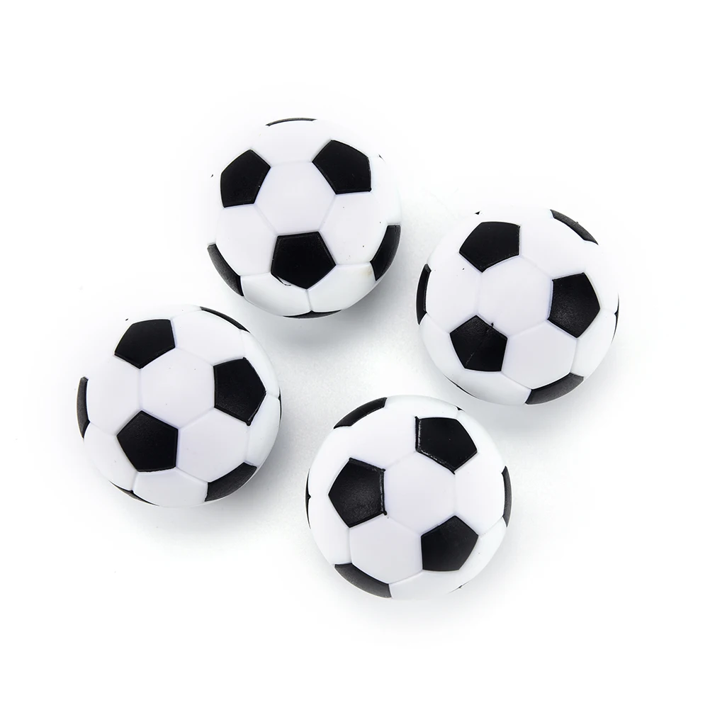 

4 PCS Plastic Games Table Football Fussball Soccerball Sports Gift Round Indoor Game 32mm Foosball Table Party Kids Play Toys