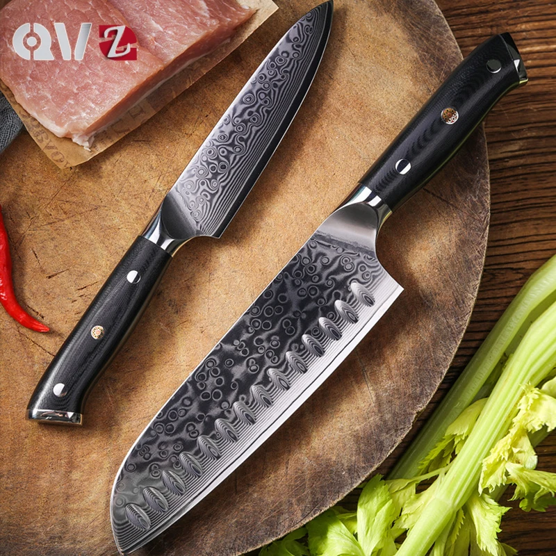 Кухонные аксессуары VG10 67 слоев дамасский стальной кухонный нож шеф-повара для