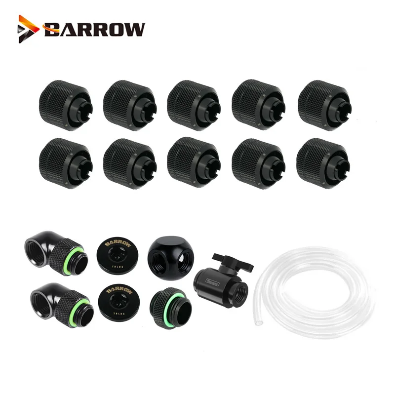 

Barrow 10x13 мм, 10x16 мм комплект компрессионных фитингов HoseTube, Водяной кулер, игровой ПК, полный фитинг для сборки жидкой петли
