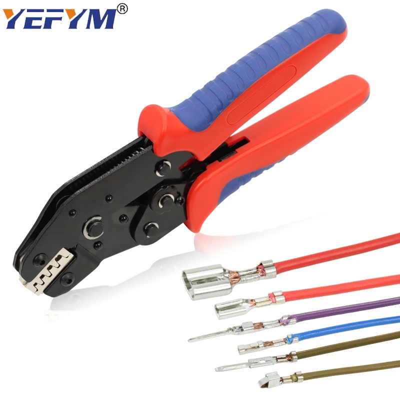 YEFYM SN 48BS обжимные плоскогубцы 0 25 1.5мм2 23 16AWG с tab 2 8 4 6 3 мм Клеммная коробка