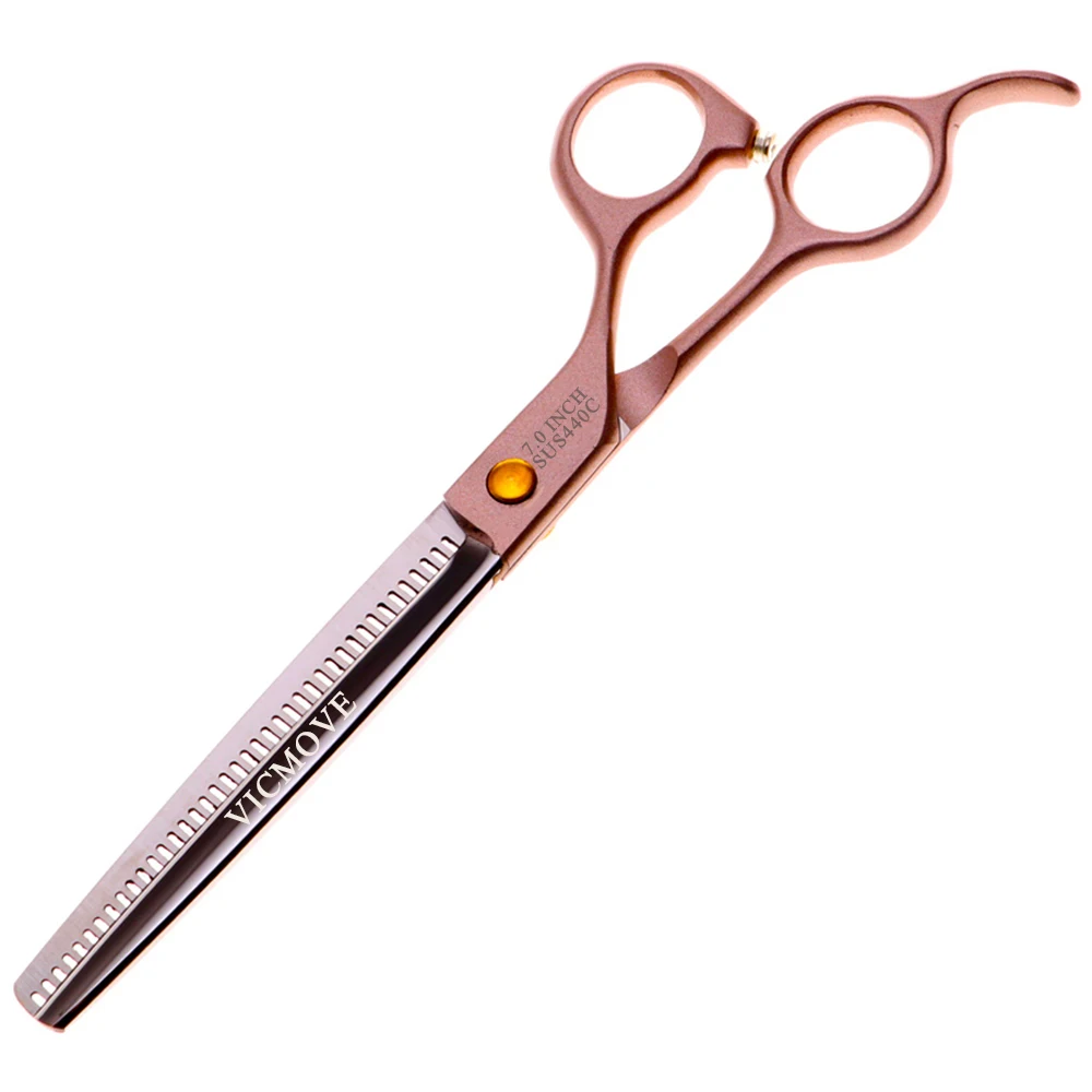 

7 Inch Professional Pet Scissors Dog Grooming Thinning Shears Kit for Animals Japan440C High Quality 40 Teeth