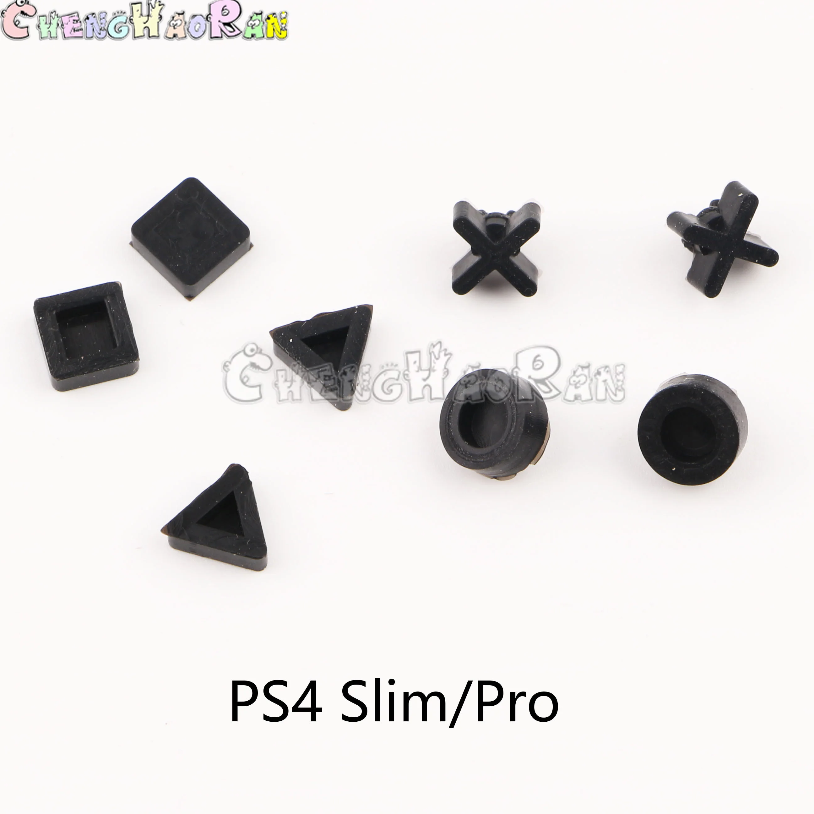 1set Silicone Bottom Rubber Feet Pads Cover Cap For Sony PS4 PS 4 Pro Slim Console Housing Case Rubber Feet Cover