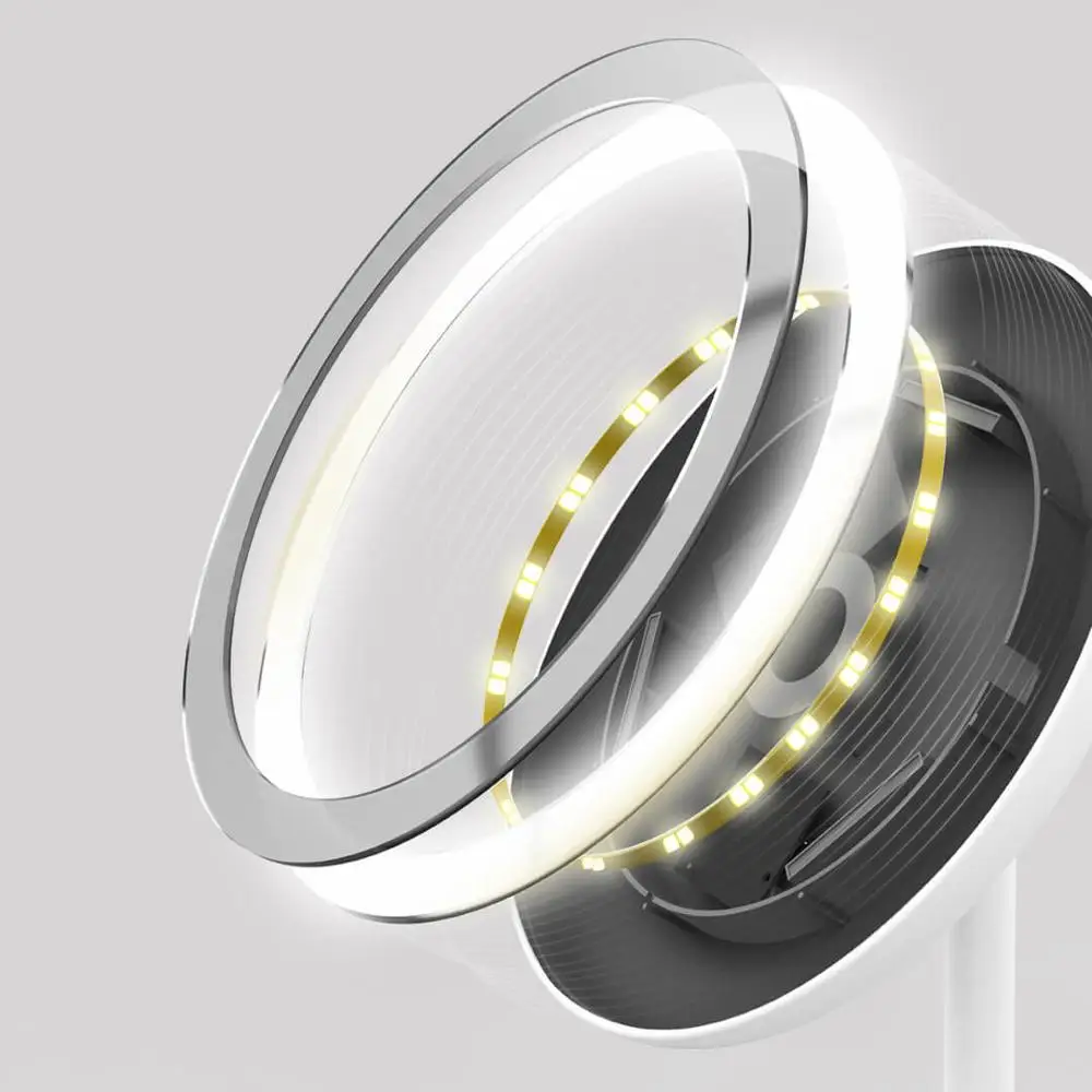 Зеркало для макияжа Xiaomi Youpin DOCO HD одностороннее круглое зеркало дневного света с