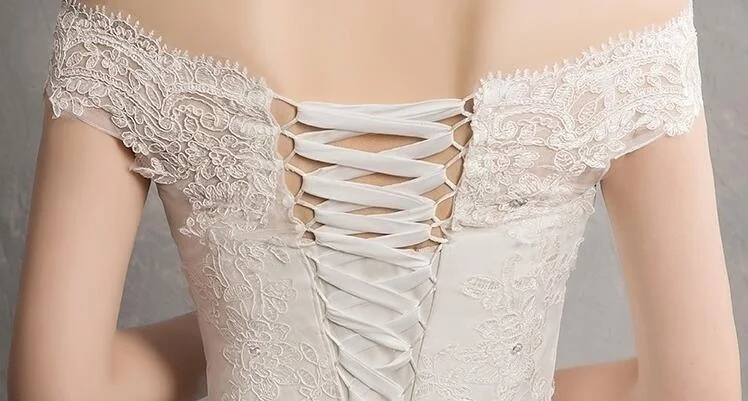 Vestido De Novia кружевное свадебное платье модное платье невесты Быстрая