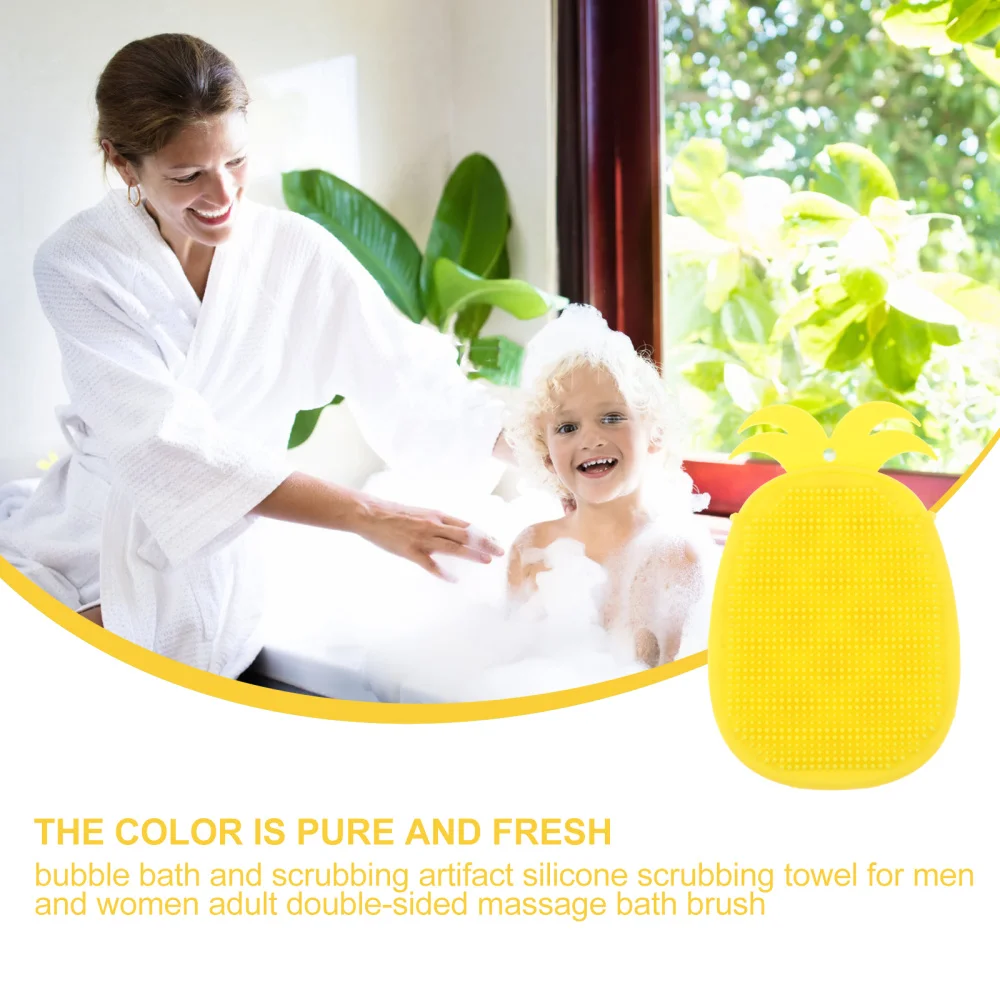 

Silicone Body Scrubber Bath SPA Exfoliating Skin Scrubber Brush for Kids