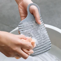 portable thicken mini washboard antislip laundry accessories washing board plastic clothes cleaning tools high quality
