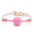 Мягкий защитный кляп-шар БДСМ бондаж фиксаторы открытый рот дышащий секс-шар кляп эротические секс-игрушки для женщин пар секс-игры для взрослых