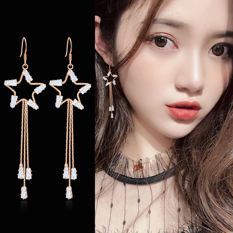 Peacock tail Earrings 2021 For Women Lover Geometric Gold Round Heart Drop Dangle Earring Korean Statement Jewelry | Украшения и