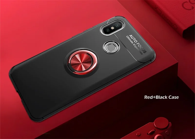 Чехол для huawei Y9, чехол, 3в1, полная защита, покрытие, задняя крышка для телефона, чехол s, для huawei Y9, сумки, Coque Funda Capa - Цвет: Red Black