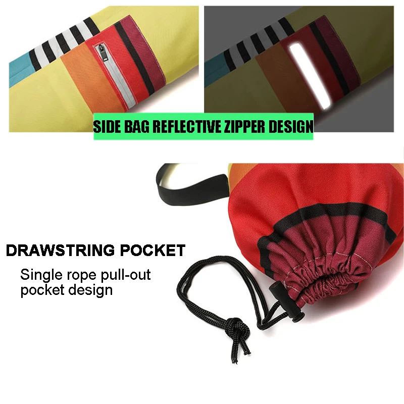 Модная Холщовая Сумка для йоги водонепроницаемый рюкзак с принтом коврика