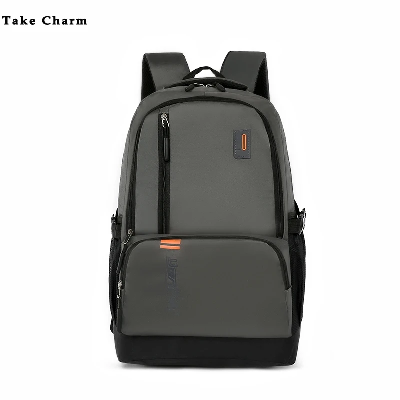 Молодежный тренд спортивный рюкзак мужская мода Простой Нейлон