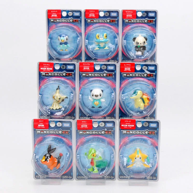 Takara Tomy подлинный Покемон чармандер белка Mimikyu Raichu Mudkip Oshawott Пикачу snorlax 4 см коллекция игрушка фигурка подарки