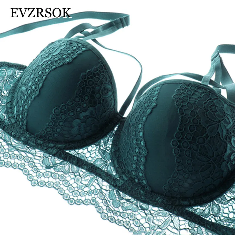 2019 новый популярный черный кружевной бюстгальтер хлопок Глубокий V белый 3/4 чашка