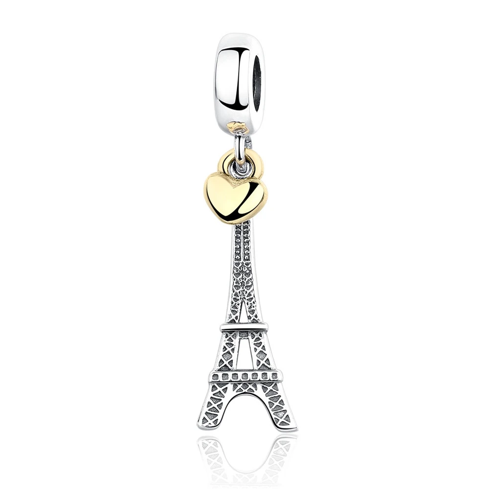 

CodeMonkey Genuine 925 Stelring Silver Eiffel Tower Beads Charms Fit Original Design Hot Sale For Women Jewelry Gift CMC1608