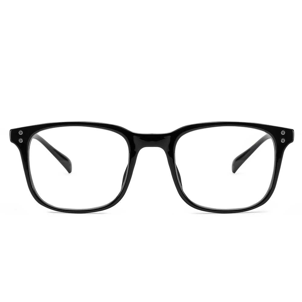 Cyxus анти голубой свет компьютерные очки TR90 рамка для блокирования УФ головной боли [Анти глазное напряжение] унисекс-8183 - Цвет оправы: Black