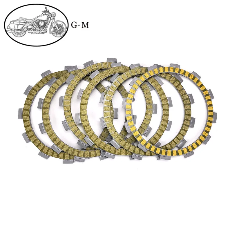 

Motorcycle Carbon Fibre Clutch Friction Plates Kit For Suzuki LS650 S40 Boulevard 05-19 LS650P Savage 86-04 DR500 SP500 81-83