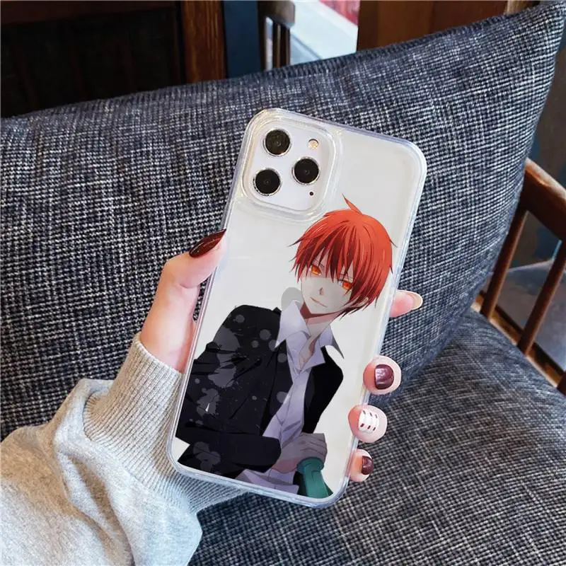 

Assassination Classroom Phone Case For iphone 12 11 8 7 6s 6 5 5s 5c se plus mini x xs xr pro max Transparent soft