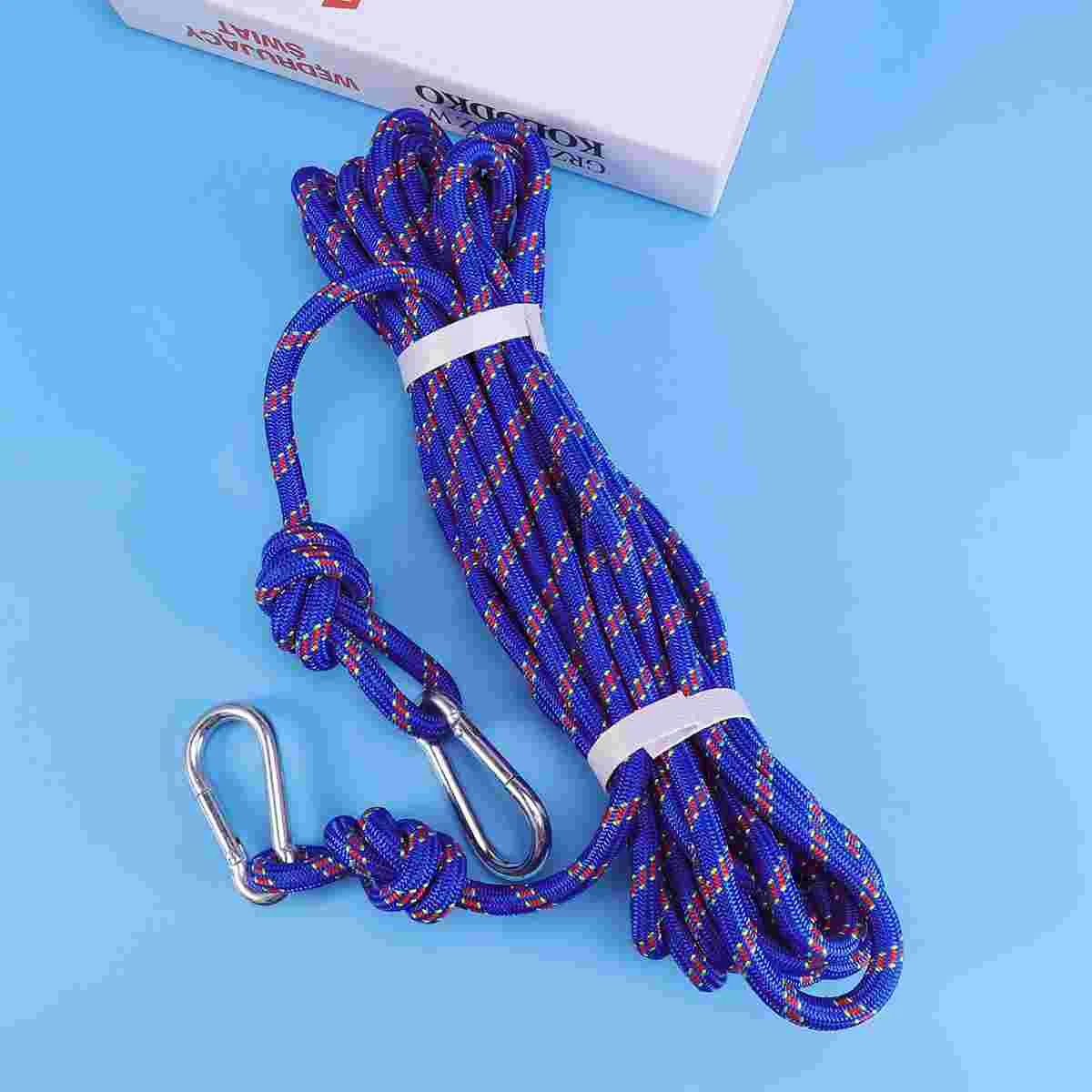 

10 м, страховочный трос для скалолазания на дереве, вспомогательное оборудование для шнура (синий)