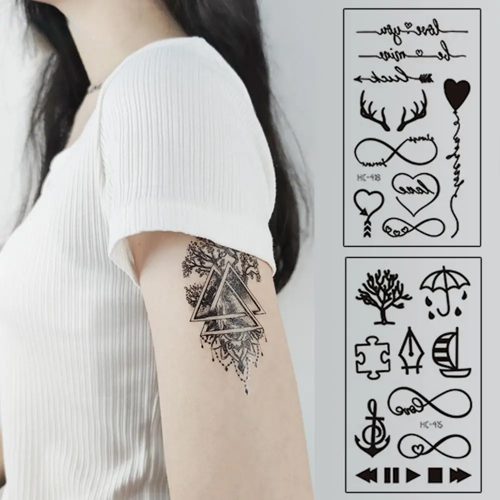 

50% Hot Sale Tattoo Stickers Waterproof Durable Paper Temporary Tattoo Stickers for Party