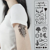 50 hot sale tattoo stickers waterproof durable paper temporary tattoo stickers for party