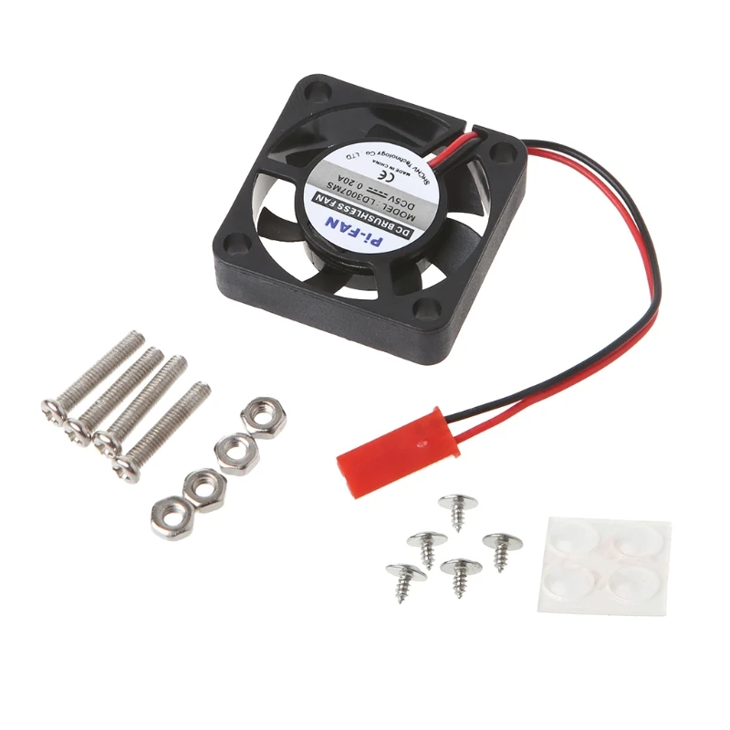 Чехол из АБС пластика с прозрачной коробкой охлаждающим вентилятором для Raspberry Pi