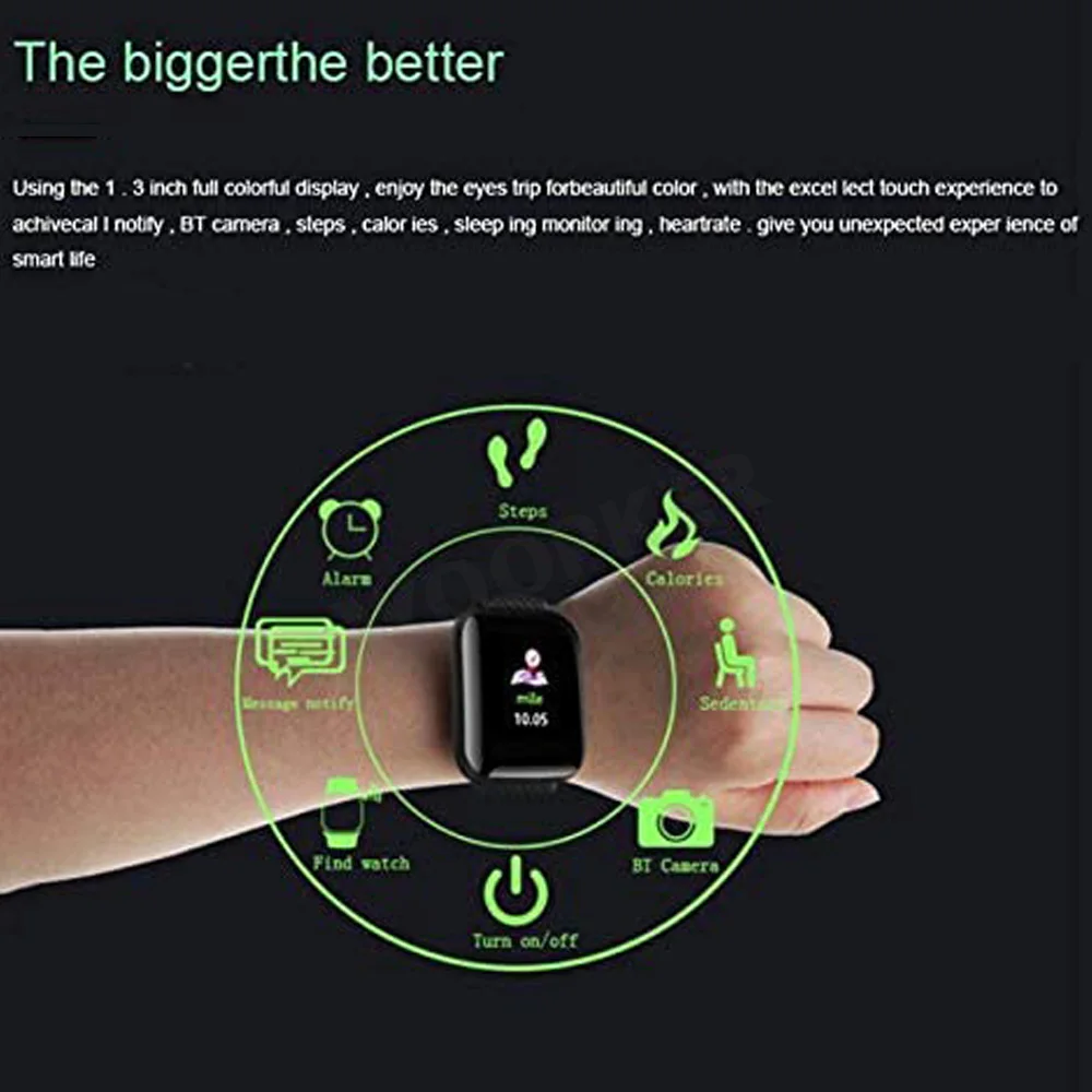 Унисекс Смарт часы кровяное Давление Водонепроницаемый умные для женщин монитор