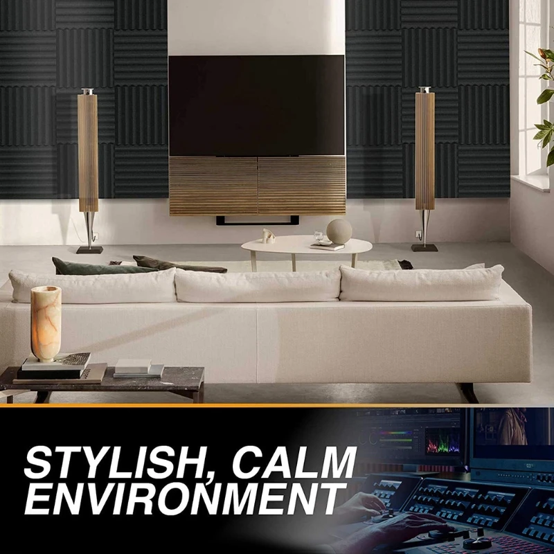 

30x30x2.5cm Soundproofing Foam Acoustic Foam Sound Treatment Acoustic Panels