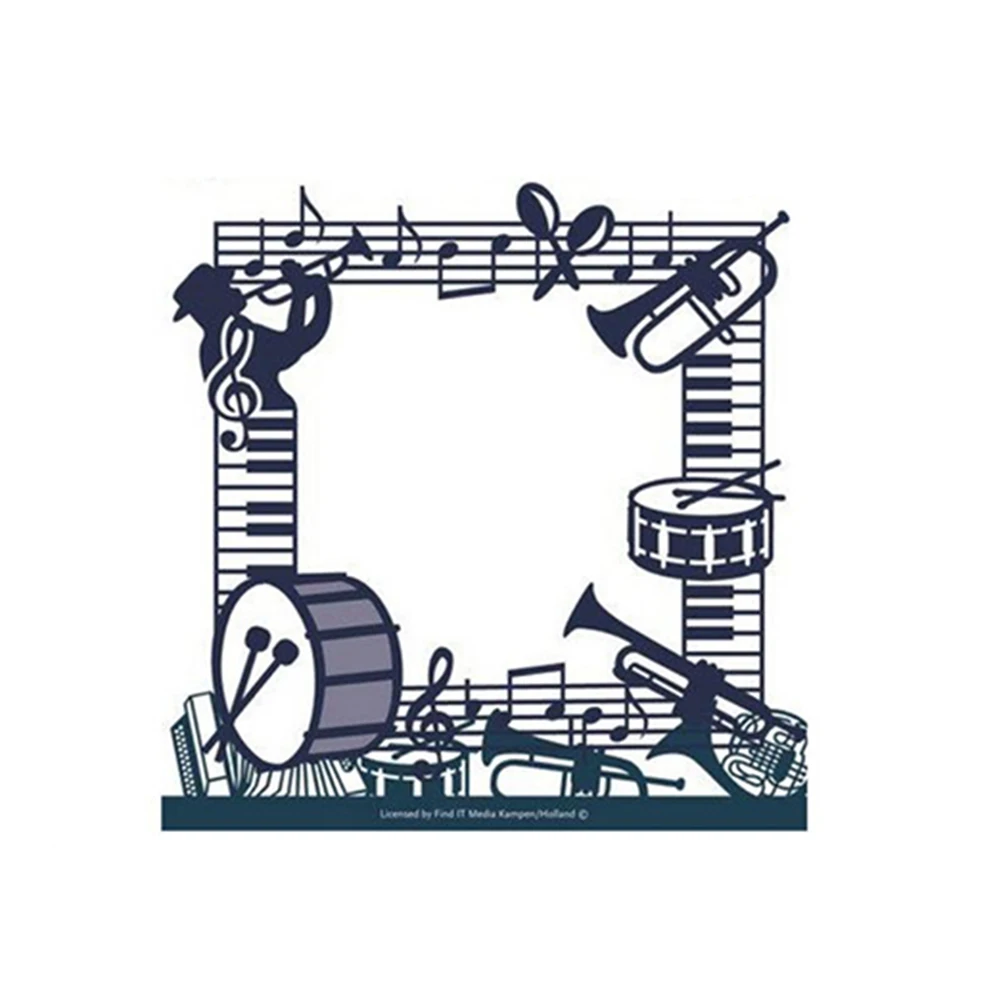 Медиа музыкальный рождественские заготовки Скрапбукинг Новое поступление