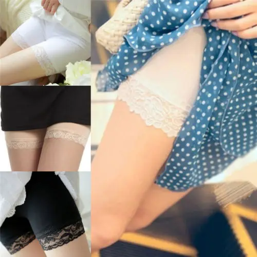 

Spring Summer Anti Emptied Breathable Safety Shorts Lace Pants Hot Women Comfortable Exotic Apparel Exotic Pants