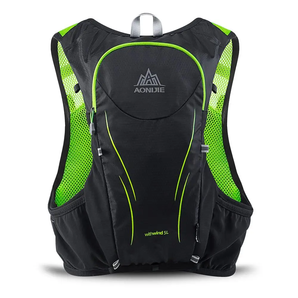 AONIJIE 5L Hydration Backpack Bag Vest For 2L Water Bladder Outdoor Hiking Running Marathon Race Trail Sports