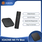 Оригинальная ТВ-приставка Xiaomi Mi TV Box S, пульт 4K, Mi TV Stick 2k, глобальная версия, HDR, Android, Смарт ТВ-медиаплеер, Google Cast, Netflix, OTA
