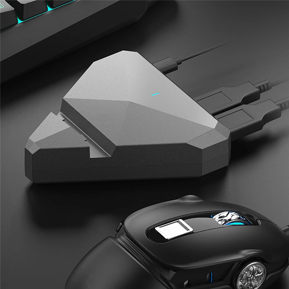 

Для PUBG мобильный игровой двойной режим Bluetooth Проводная клавиатура мышь конвертер адаптер геймпада для Android IOS Телефон Аксессуары для игр