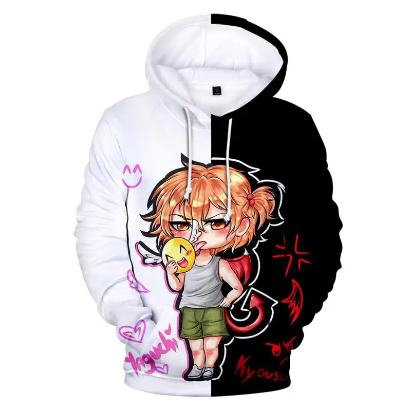 

Popular Creative 3D Youthful Kawaii Women/Men Hoody Yarichin B Club 3D Hoodie Fashion Fall Suit Hoodies Sportswear Kids Hooded