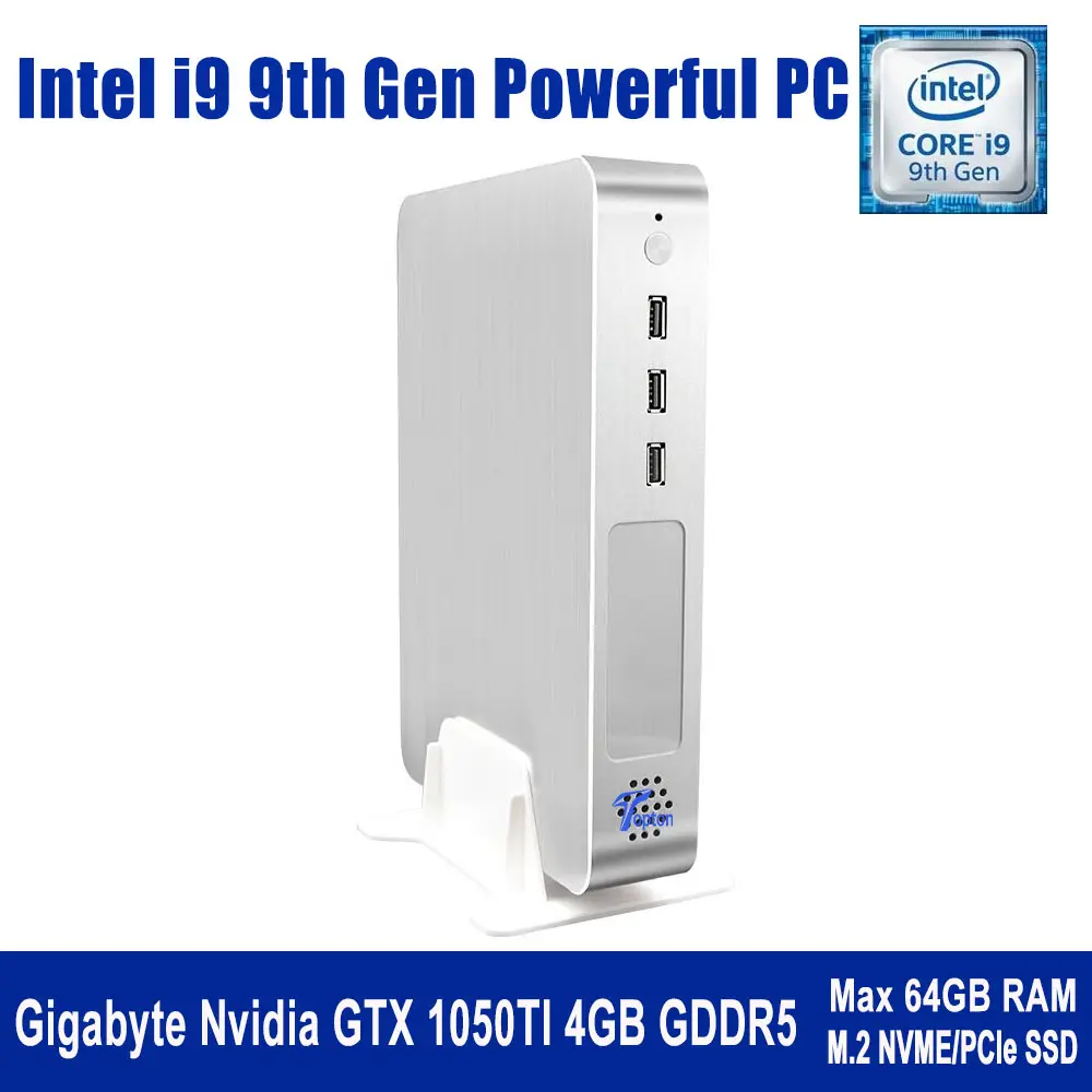 Игровой компьютер Intel i5-9400F i7 8700 i3 9100F i9 9900 Nvidia GTX1050 4 Гб процессор 2* DDR4 Max 64 Гб 2* HDMI 2,0 1* VGA 1* HDMI, DVI ПК