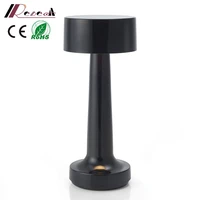 desk lamps hotel cafe table light wireless charging touch senor bedside led dimming cordless table lamp restaurant bar with plug