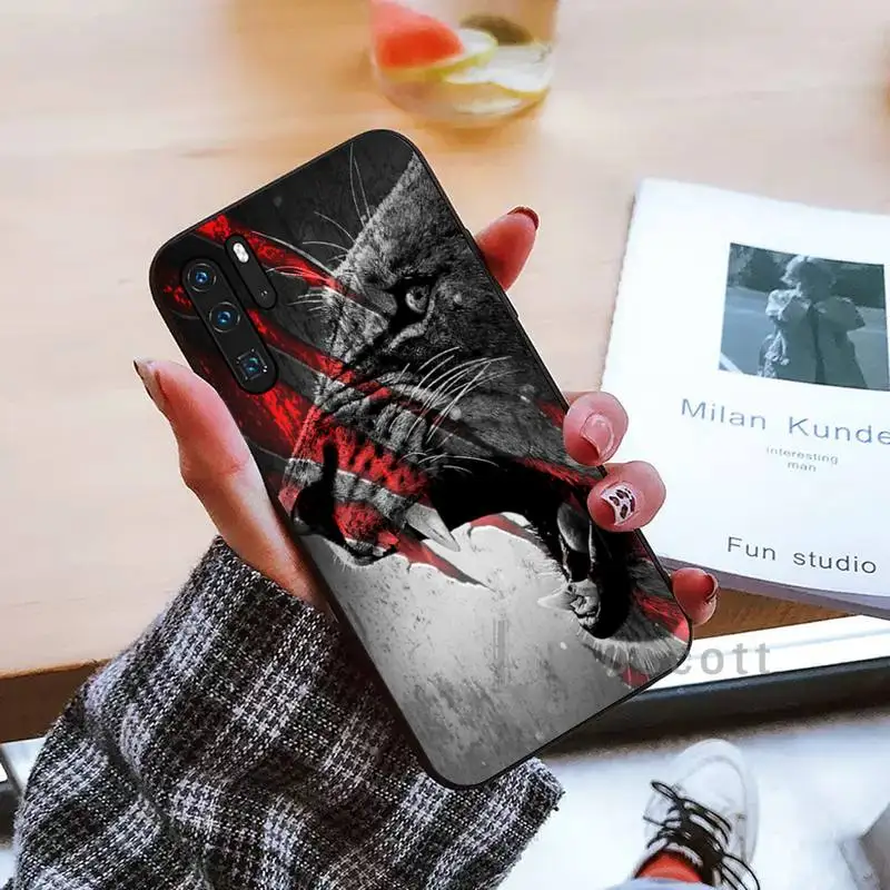 

Tiger Leopard Lion Phone Case For Huawei P9 P10 P20 P30 Pro Lite smart Mate 10 Lite 20 Y5 Y6 Y7 2018 2019