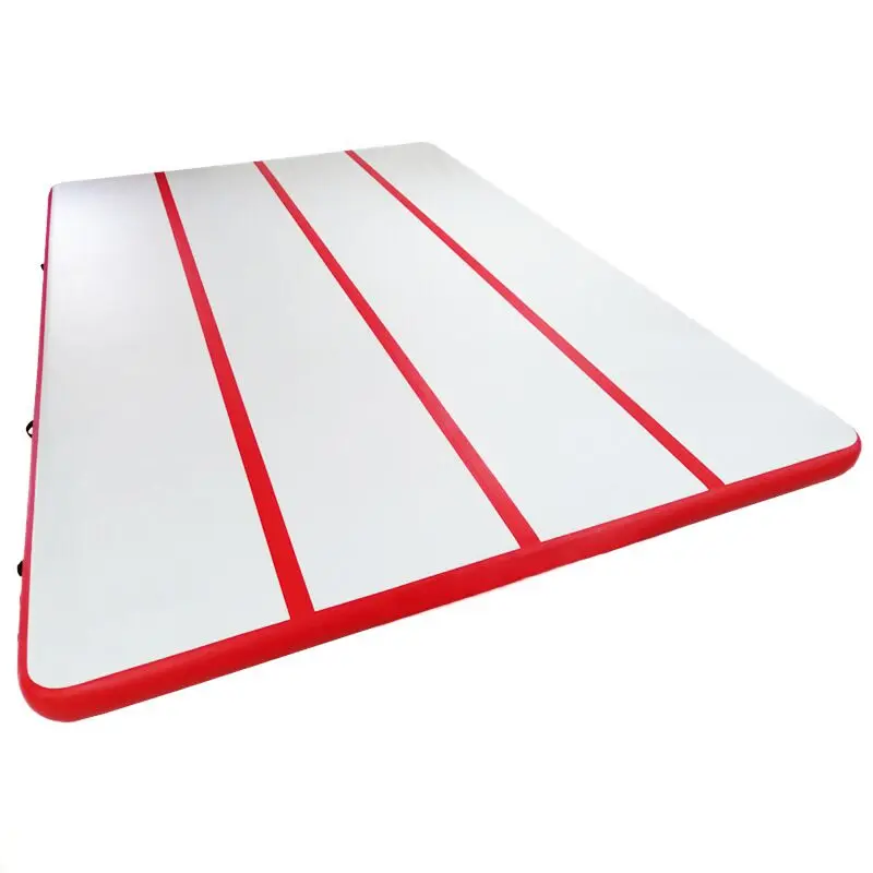 

Free Shipping Inflatable Gymnastic Air Tumbling Track Floor Big Size 6x6x0.2m Exercise Mat With Pump For Outdoor Yoga Training