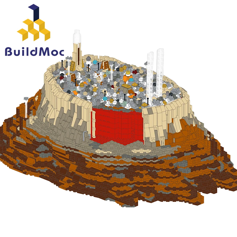 BuildMoc звездный Круизный корабль войны Империя над джедха город MOC 5000 шт Строительный Блок игрушка для Рождественский подарок