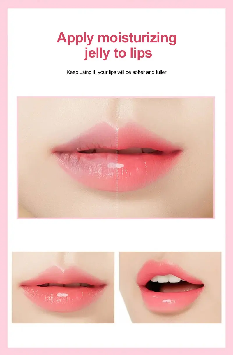 20PCS Collagen Crystal Lip Mask Lips Plump Gel Skin Care Hydrating Anti-Drying Lighten Wrinkle Masks Patch Korean Cosmetics |