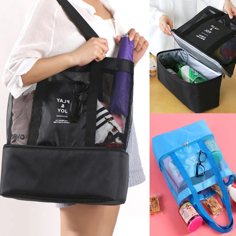 2 в 1 уличная сумка для пикника водонепроницаемая изолированная пищевых напитков