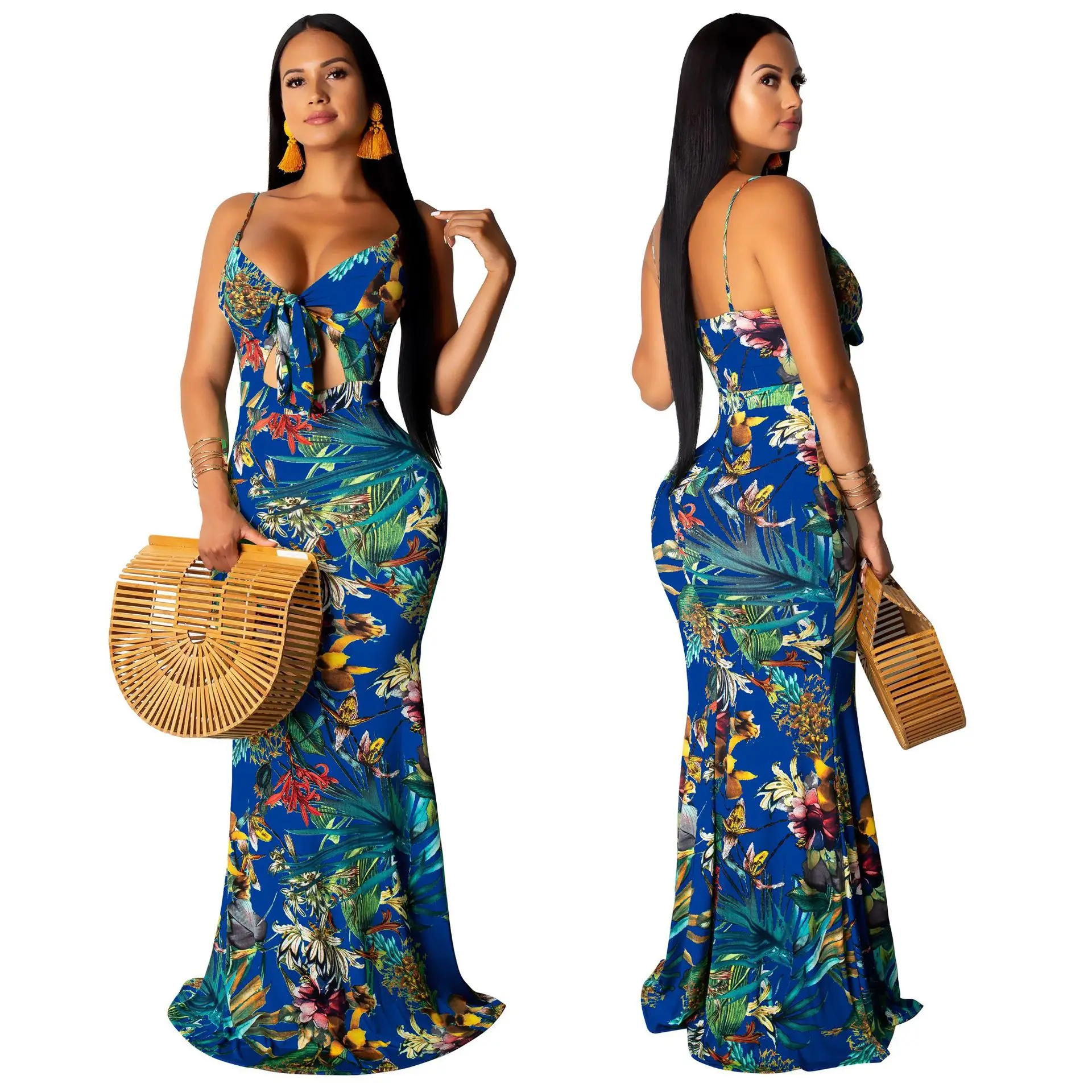 Женское платье футляр без рукавов с V образным вырезом|Женские платья| |