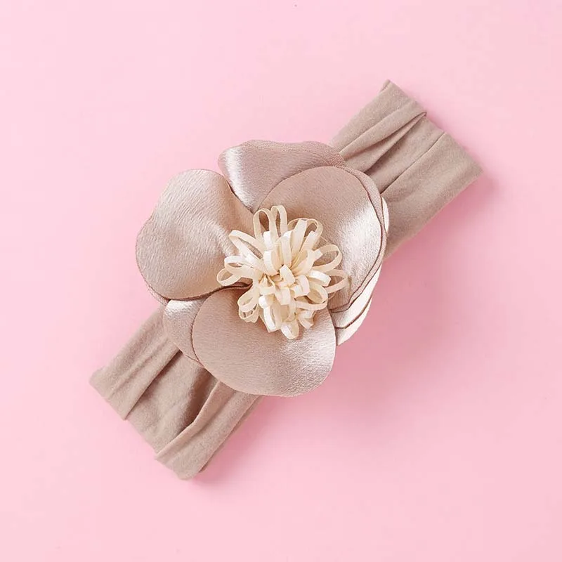 

Oaoleer Lovely Baby Headband Cotton Turban Flower Newborn Headbands Stretch Turban Head Wrap children Girls Hair Accessories