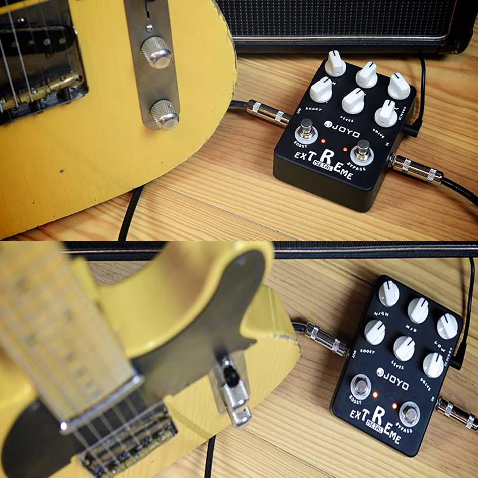 joyo jf 17 extreme metall elektrische gitarre effekt pedal stompbox 3 bands leistungsstarke eq 6 knöpfe einstellbare true bypass free global sh