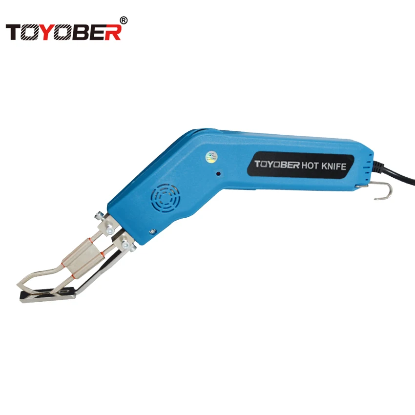 TOYOBER 100W Electric Hot Knife Fabric Cutter Heating Knife for Cutting Cloth Rope Ribbon Sealing Synthetic Fabrics